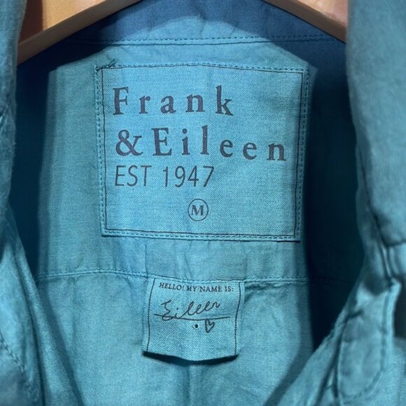 Frank & Eileen, green blouse style Eileen - Picture 3 of 3